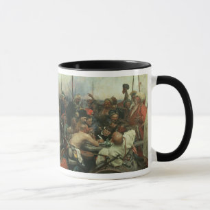 The Zaporozhye Cossacks writing a letter Mug