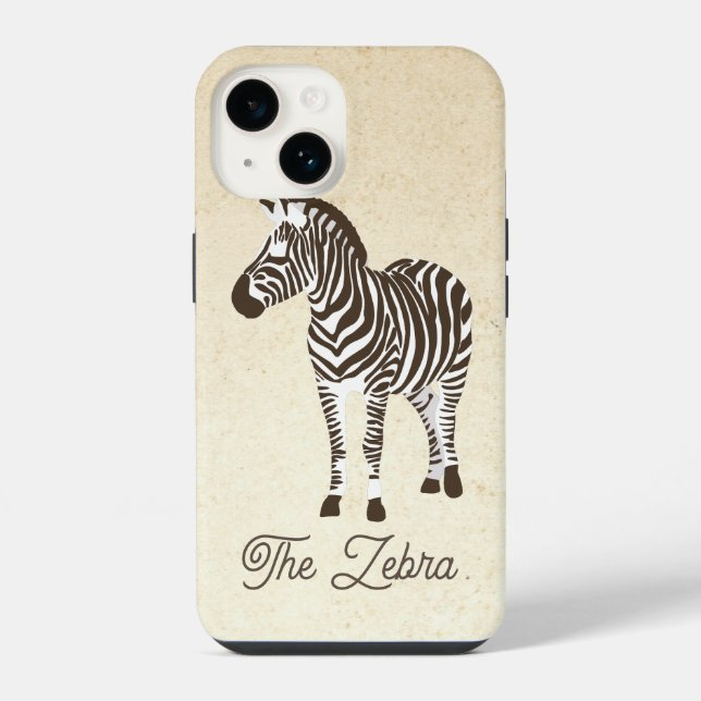 The Zebra Colour Block iPhone Case (Back)