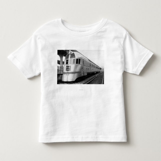 The ZepherStainless Steel Streamlined Train Toddler T-Shirt (Front)