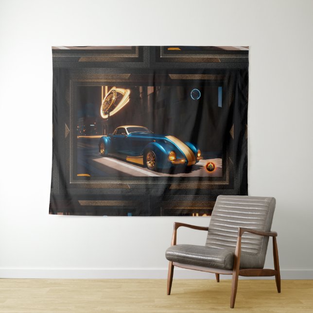 The Zephyr Centorus I950 Sports Coupe Tapestry (In Situ (Horizontal))