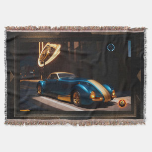 The Zephyr Centorus I950 Sports Coupe Throw Blanket
