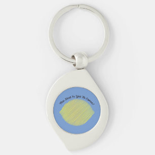The Zest is Yet to Come Lemon Key Ring