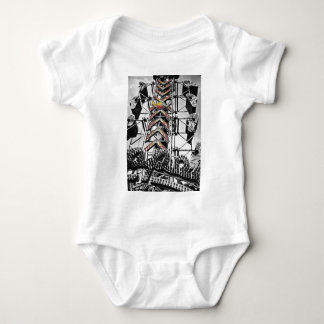 The zipper baby bodysuit