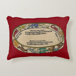 The Zodiac, 1496 Decorative Cushion