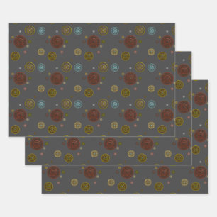 The Zodiac Mandalas Wrapping Paper Set