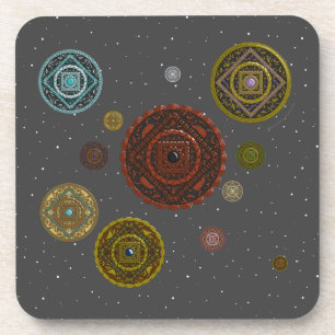 The Zodiac Square Coaster