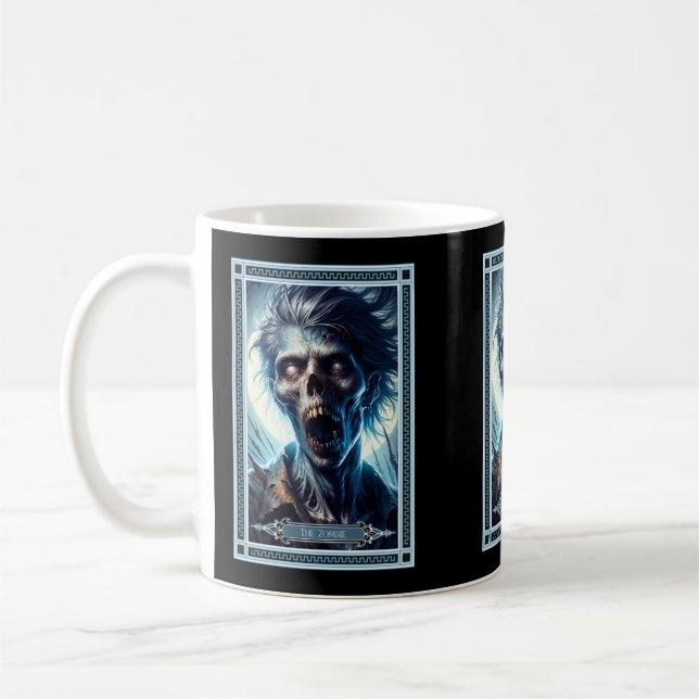 The Zombie Tarot Card Coffee Mug (Left)