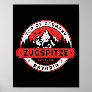 The Zugspitze Ski Resort Poster