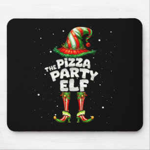 The Zza Party Elf Family Matching Group Christmas Mouse Pad