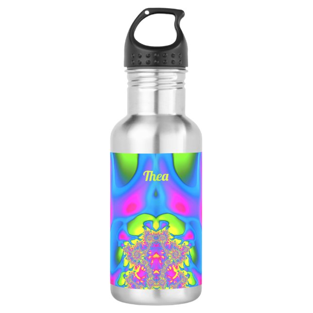 THEA ~ Pretty Pastel Colours  532 Ml Water Bottle (Front)