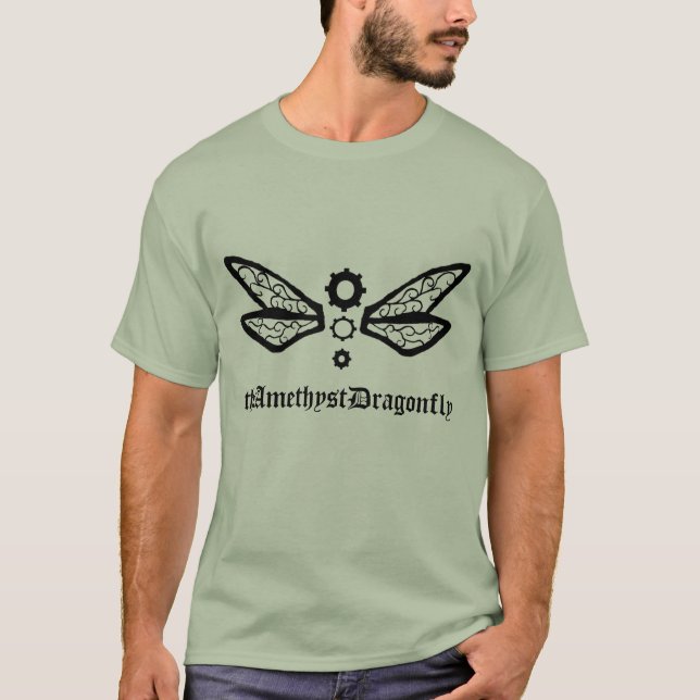 theAmethystDragonfly dragonfly Basic logo tee (Front)