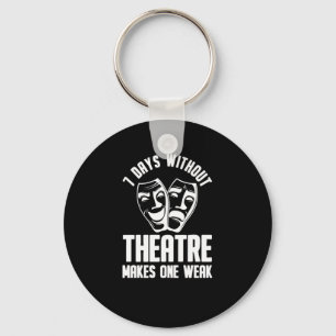 Theatre Actor Drama Theatre Key Ring