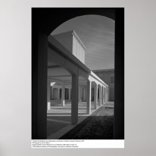 Theatre Arts Building from Breezeway, UCD Poster