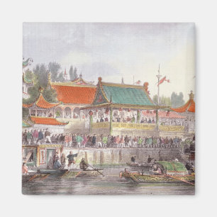 Theatre at Tien-Sing, from 'China in a Series of V Magnet