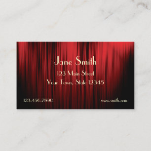 Theatre Curtain Business Card