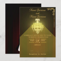 Theatre curtain-chandelier