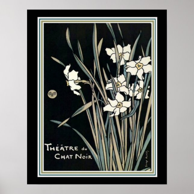 "Theatre de Chat Noir" Art Nouveau Print (Front)