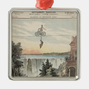 Theatre de la Gaite Performers Metal Ornament