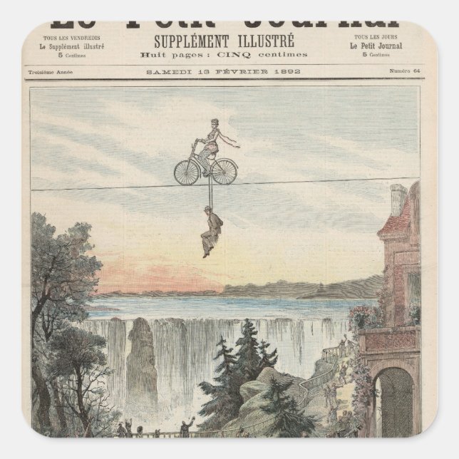 Theatre de la Gaite Performers Square Sticker (Front)