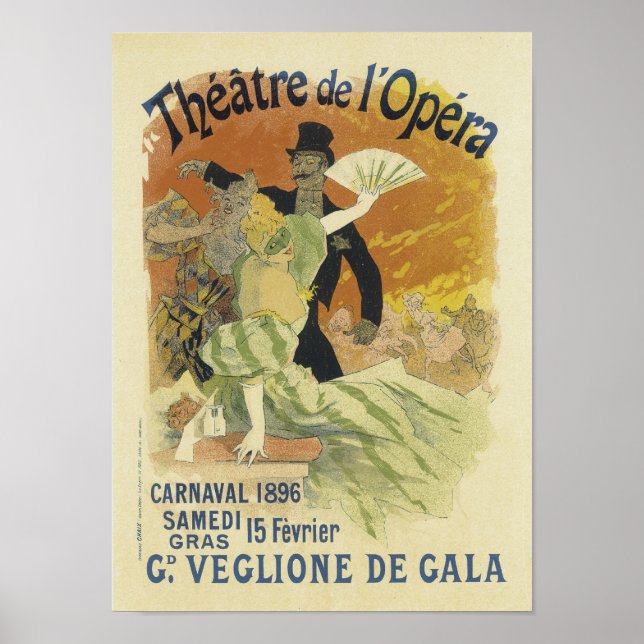 Theatre De L'Opera, Jules Cheret Poster (Front)