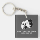 Theatre Drama Club Masks Custom Thespian Name