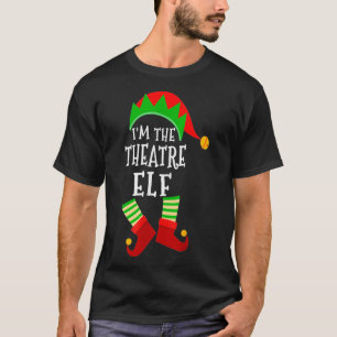 Theatre Elf Matching Family Group Christmas Party T-Shirt