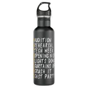 Theatre Gift Acting Shirt Thespian Play Director t 710 Ml Water Bottle