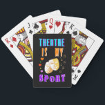 Theatre Is My Sport Actor Drama Playing Cards<br><div class="desc">Theatre Is My Sport Actor Drama. Playing Cards. Buy the best gift on World Theatre Day 27 March for your family,  friends,  girlfriend,  boyfriend,  girls,  boys,  brothers,  sisters,  mum,  dad,  grandparents,  kids,  and yourself. #worldtheatreday #outfits</div>