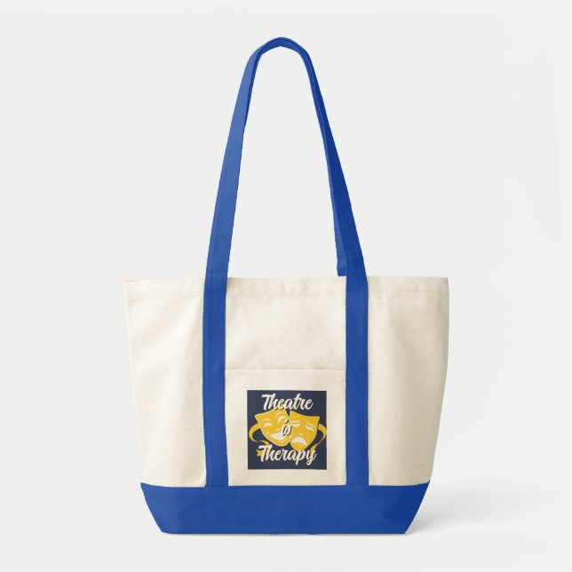 Theatre is Therapy Impulse Tote Bag - Canvas (Front)