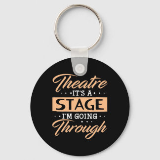 Theatre It Is A Stage Actor Are Going Through Key Ring