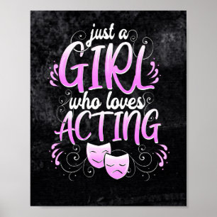 Theatre Life and Theatre Girl Poster