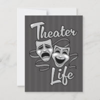 Theatre Life Comedy and Tragedy Masks