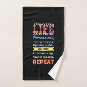 Theatre Life Repeat Hand Towel