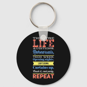 Theatre Life Repeat Key Ring