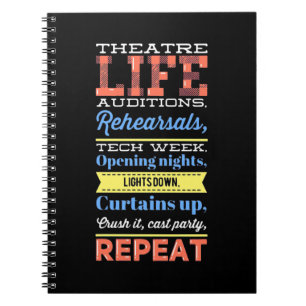 Theatre Life Repeat Notebook