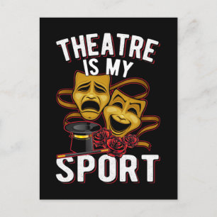 Theatre Love Drama Theatre Actors Postcard