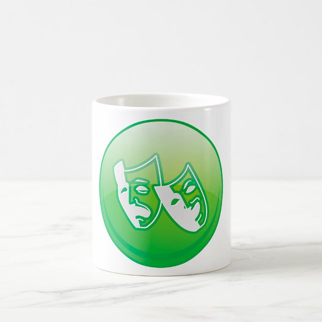 Theatre Mask Symbol Coffee Mug (Creator Uploaded)