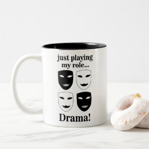 Theatre Mask Theatre Drama Theatre Actor  Two-Tone Coffee Mug