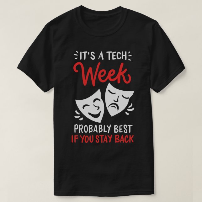 Theatre Masks 1 T-Shirt (Design Front)