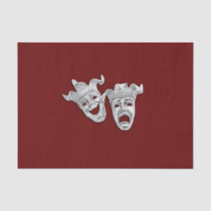 Theatre Masks Comedy and Tragedy Tissue Paper