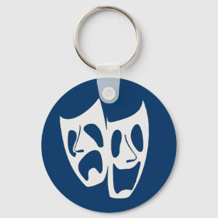 Theatre Masks Keychain