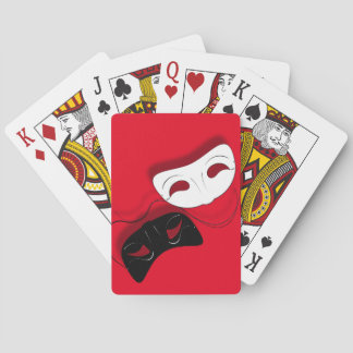 Theatre Masks Playing Cards