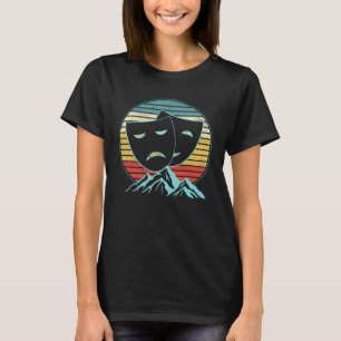 Theatre Masks Retro 80s Style Drama Actress Actor T-Shirt