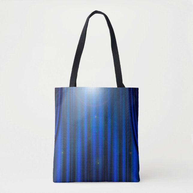Theatre movie theater curtain strip tote bag (Front)