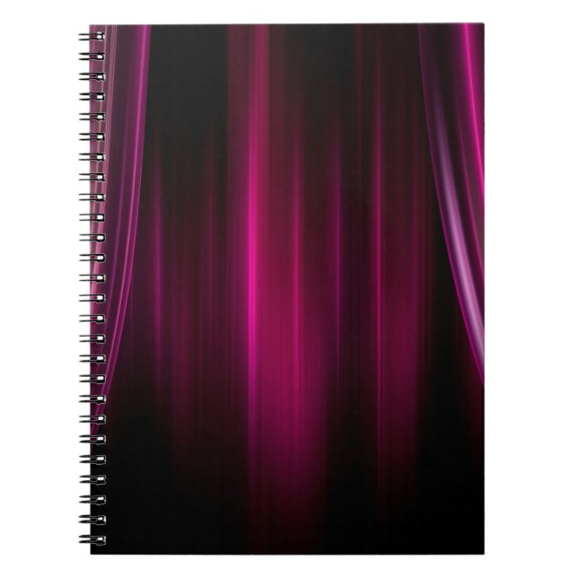 Theatre movie theatre curtain strip notebook (Front)