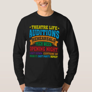 Theatre Nerd Actor Musical Theater Thespian T-Shirt
