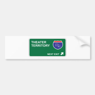 Theatre Next Exit Bumper Sticker
