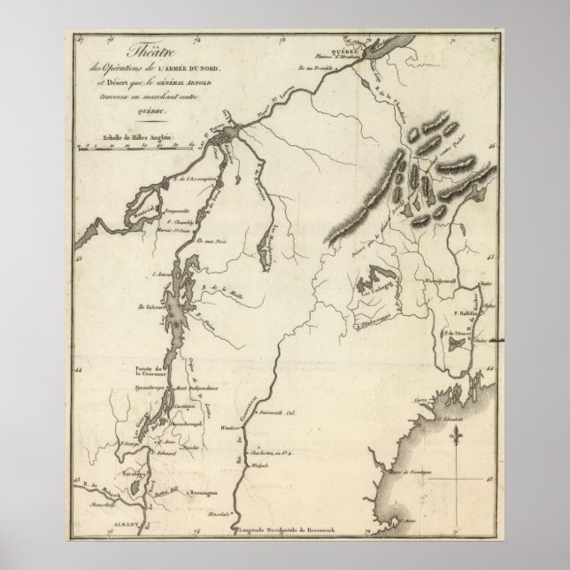 Theatre of Army operations in North Poster (Front)