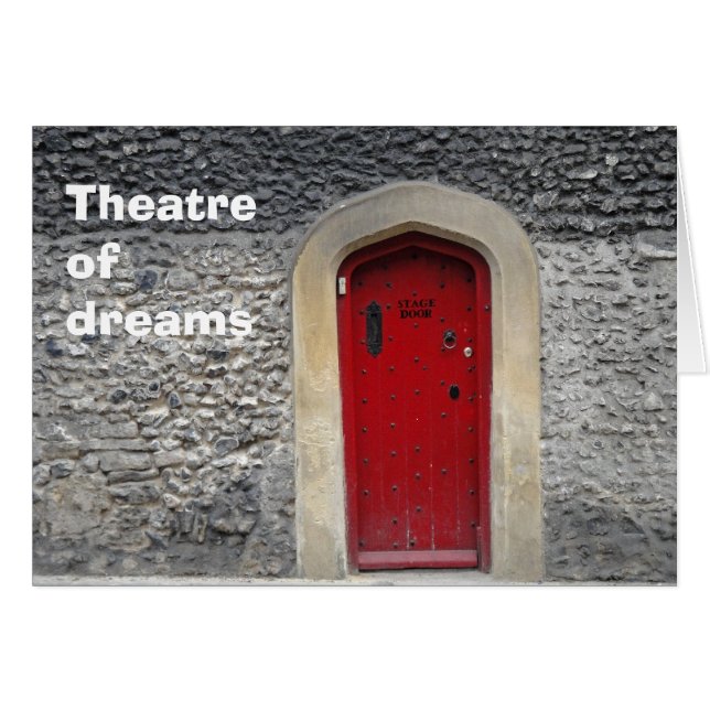 Theatre of dreams card (Front Horizontal)