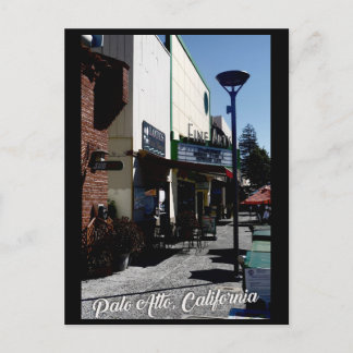 Theatre on California Ave, Palo Alto, California Postcard